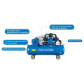 APCOM Heavy Duty 7.5kw 7.5 5.5 kw 8 bar air compressor air compressor piston 7.5hp 10hp 115 psi air-compressor 230l 200l 230 L